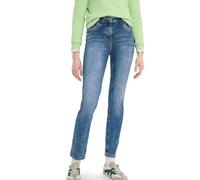 Cecil Straight-Jeans High Waist Damen Gr. 31 Länge 32 Authentic Used Wash