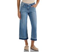 Straight Leg Jeans mit frasigem Saum