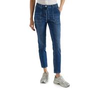 Comfort-fit-Jeans CECIL, Damen, Gr. 32, Länge 28, mid blau used wash, Jeans, 83% Baumwolle, 15% Polyester, 2% Elasthan, unifarben, lang, Jeans, 4-Pocket Style (82302050-32) mid blau used wash