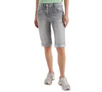 Cecil Damen Straight Leg Jeansshorts im Slim Fit