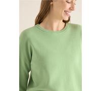 Strickpullover CECIL, Damen, Gr. XXL (46), bamboo grün, Strick, Obermaterial: 100% Baumwolle, unifarben, normal hüftbedeckend, Rundhals, Bündchen, Pullover Strickpullover, Sweatshirt mit Rundhals (546
