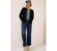 Cardigan CECIL, Damen, Gr. M (40), schwarz, Web, 60% Baumwolle, 40% Viskose, unifarben, normal normal, Rundhals, Strickbündchen, Strickjacken, aus Feinstrick (94195448-M) schwarz