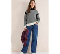 Cecil Damen Struktur-Pullover in Schwarz, Gr: XL