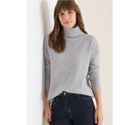 Cecil Damen Struktur Rollkragenpullover in Grau, Gr: L