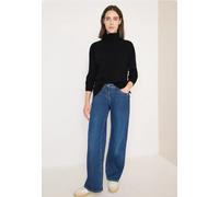 Cecil Damen Struktur Rollkragenpullover in Schwarz, Gr: XS