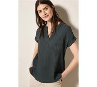 Cecil Damen B345659 Bluse, Slate Khaki, M