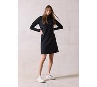 CECIL Damen B144162 Strukturkleid mit Turtleneck, universal Blue, XXL