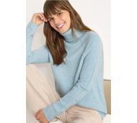 CECIL Damen 3015608 Strukturmix Pullover, Faded Blue Melange, XL