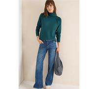 Cecil Damen Strukturmix Pullover in Grün, Gr: XL