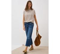 Cecil Damen Strukturmix T-Shirt in Beige, Gr: L