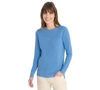 Cecil Strickpullover Strukturpullover Damen M (40) Cloud Blau Melange 60% Baumwolle/40% Viskose