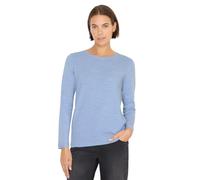 Strickpullover CECIL, Damen, Gr. XS (36), mountain heather melange, Web, 60% Baumwolle, 40% Polyester, unifarben, normal normal, Rundhals, abgesteppt, Pullover, mit Rundhalsausschnitt (35827360-XS) mo