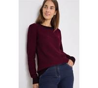 Cecil Damen Strukturpullover in Rot, Gr: XL