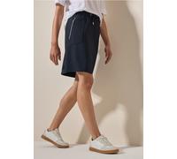 Cecil Strukturrock B361553 Damen, 95% Polyamid/5% Elasthan, Elastikbund, Blau L (42)