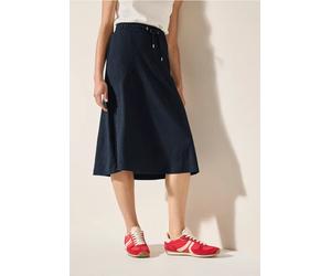 Cecil Damen Strukturrock in Blau, Gr: XL