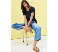 CECIL Damen B323519 Strukturshirt, Urban Navy Blue, M