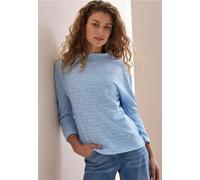 Cecil Damen Strukturshirt in Blau, Gr: XL