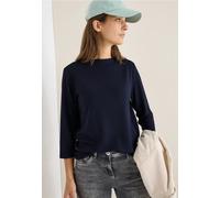 Cecil Damen Strukturshirt in Blau, Gr: XS