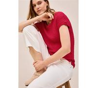 Cecil Damen Strukturshirt in Rot, Gr: M