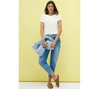 CECIL Damen B323519 Strukturshirt, Vanilla White, L