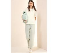 Cecil Ajour Knit Hoody T-Shirt Vanilla White L