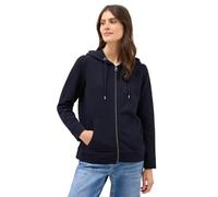 Cecil Damen Sweatjacke mit Struktur in Blau, Gr: M