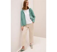 Cecil Damen Sweatjacke mit Struktur in Grün, Gr: M