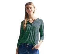 Cecil Damen T-Shirt 3/4 Arm Bedruckt B320875 Celery Green,XS