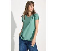 Cecil Damen T-Shirt-Bluse in Grün, Gr: M