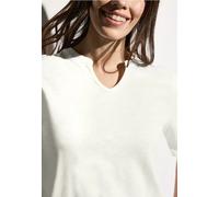 CECIL Damen B322917 T-Shirt im Tunika-Look, Vanilla White, XXL