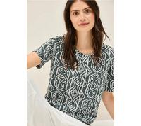 Damen T-Shirt in Ausbrenner-Optik