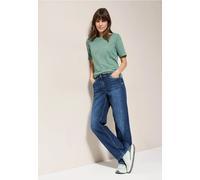 Cecil Damen T-Shirt in Ausbrenner-Optik in Grün, Gr: XS