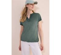 Cecil Damen T-Shirt in Washed-Optik in Grün, Gr: XS