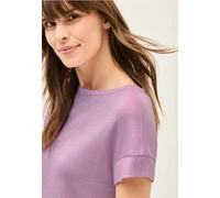 Cecil Damen T-Shirt mit Glitzerdetails in Rosa, Gr: XXL