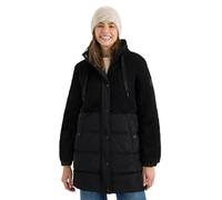 Fellimitatmantel CECIL, Damen, Gr. XXL (46), schwarz, Stoff, Obermaterial: 100% Polyester; Teddy: 100% Polyester; Futter: 100% Polyester, unifarben, normal lang, hoch geschlossener Ausschnitt, elastis