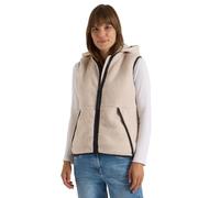 Cecil Damen Teddy-Weste mit abnehmbarer Kapuze