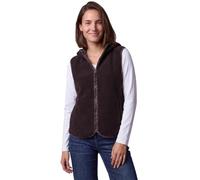 Fellimitatweste CECIL, Damen, Gr. XL (44), braun (berry rot), Stoff, Außenmaterial: 100% Polyester. Innenmaterial: 65% Polyester, 35% Viskose, unifarben, comfort fit normal, ohne Ausschnitt, Westen, m