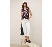 CECIL Damen 3227061 Top mit Smok Details, Mulberry red, XX-Large