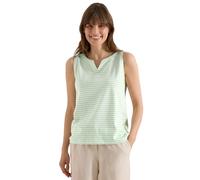 Cecil Damen Top mit Split Neck und Streifen