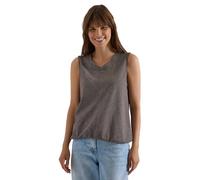Top mit V-Neck und Streifen
