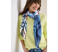 Cecil Damen Tuch mit Muster aus Modal in Blau, Gr: One size