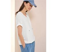 Cecil Damen Tunika in Unifarbe in Weiß, Gr: L