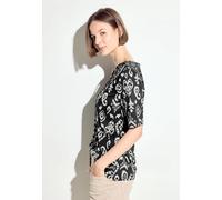 Tunikashirt CECIL Gr. XS (36), schwarz (black) Damen Shirts (21295541-XS) black