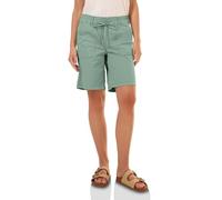 Shorts CECIL "Style Tracey", Damen, Gr. XXL (46), N-Gr, matcha grün, Web, Obermaterial: 98% Baumwolle, 2% Elasthan, unifarben, casual, regular fit kniefrei, Hosen, mit elastischem Bund und Tunnelzug (