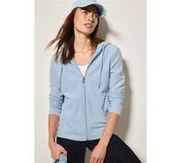 Cecil Damen Two-Tone Kapuzenjacke in Blau, Gr: XXL