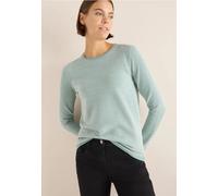 Cecil Damen Two-Tone Pullover in Grün, Gr: XXL