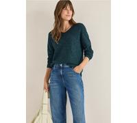 Cecil Damen V-Neck Pullover in Grün, Gr: M