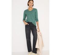 Cecil Damen V-Neck Pullover in Grün, Gr: M