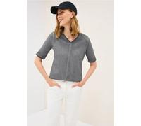 CECIL Damen B323511 V-Neck Shirt mit Farbverlauf, Volcanic Grey, XXL