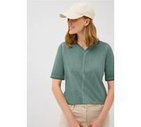 CECIL Damen B323511 V-Neck Shirt mit Farbverlauf, Dark Balmy Khaki, XL